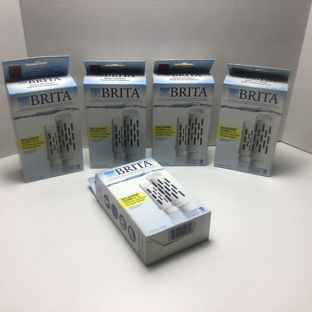 Brita Universal Jug Cooler Filters Lot Of 5 Boxes 10 Filters Total JUGRPLB4